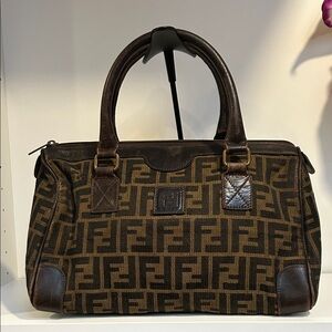 Vintage Fendi Zucca Boston bag